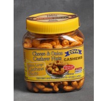Cashew Bottled 350g Cheese and Onion, Royal Cashew